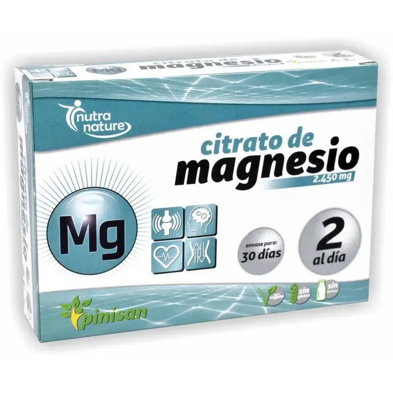 Pinisan Citrato De Magnesio 60 Comprimidos