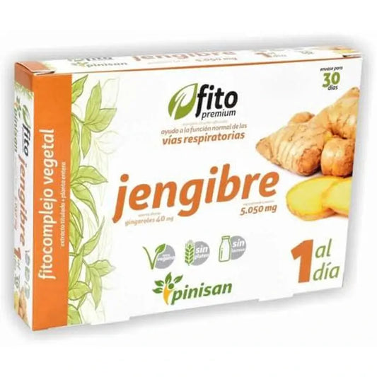 Pinisan Fito Premium Jengibre 30 Cápsulas