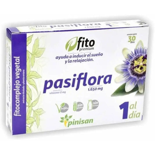 Pinisan Fito Premium Pasiflora 30 Cápsulas