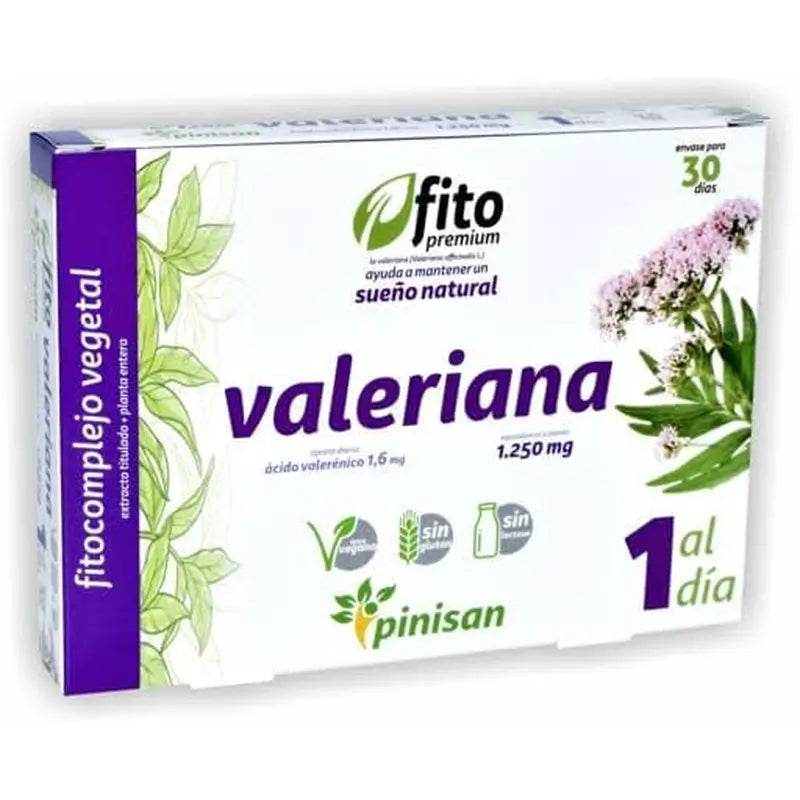Pinisan Fito Premium Valeriana 30 Cápsulas