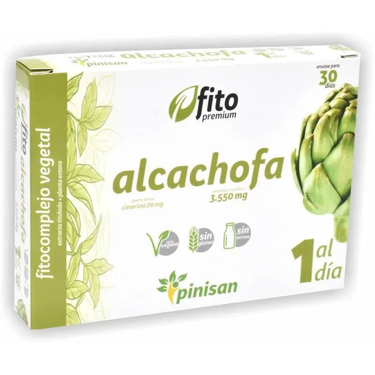Pinisan Fitopremium Alcachofa , 30 cápsulas