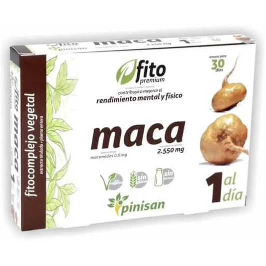 Pinisan Fitopremium Maca, 30 Cápsulas