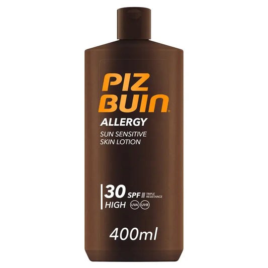 Piz Buin Allergy Crema Solar Corporal SPF 30 Piel Sensible, 400ml