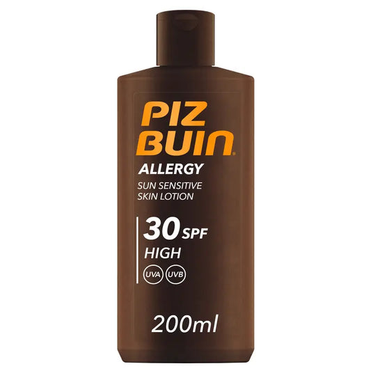 Piz Buin Allergy Protector Solar Corporal SPF 30  Pieles Sensibles, Loción para el cuerpo, Protección UVA/UVB, 200ml
