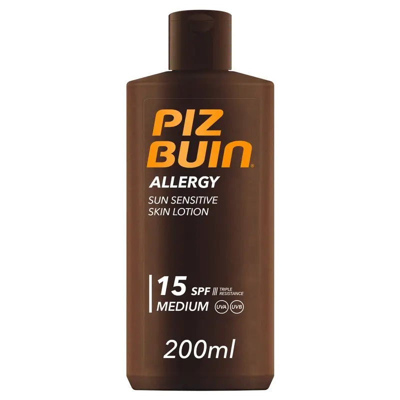 PIZ BUIN Allergy Sensitive Loción SPF 15, 200 ml
