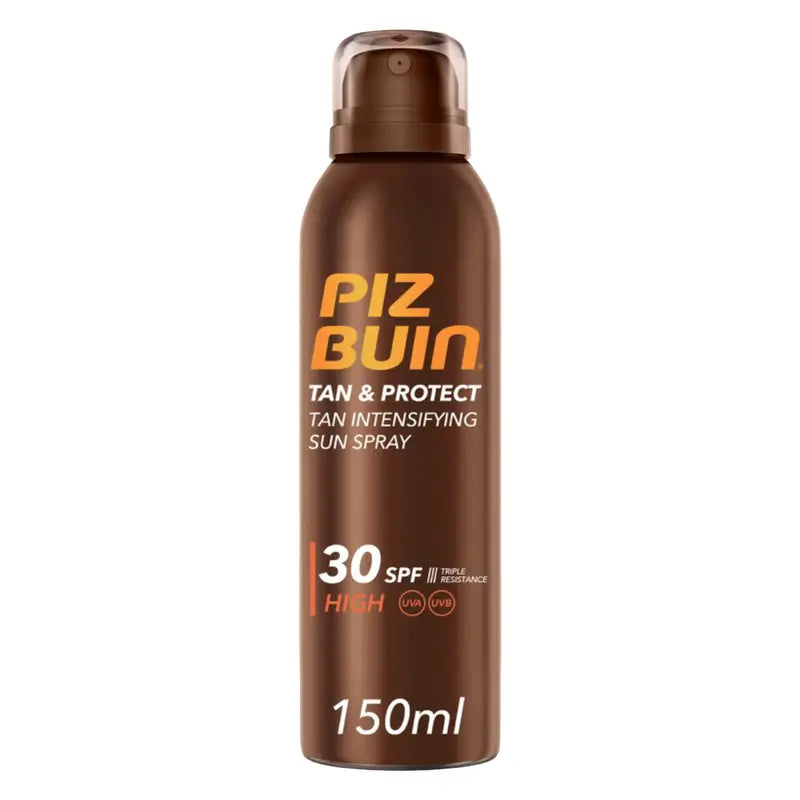 Piz Buin Tan & Protect Spray Solar Intensificador del Bronceado SPF30,150 ml