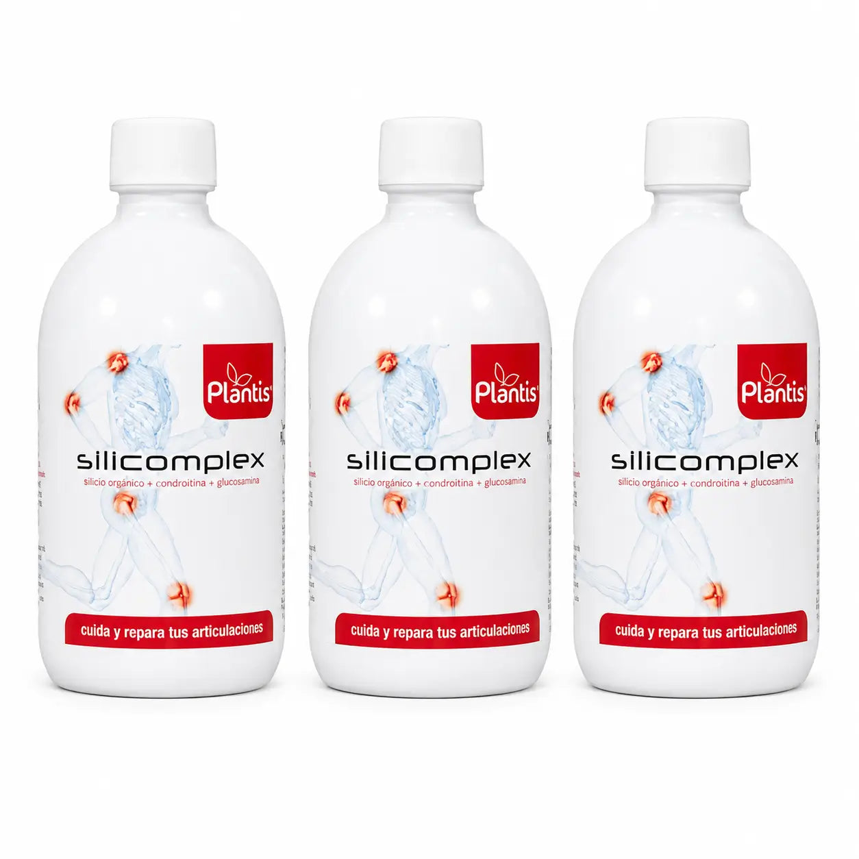 Plantis Silicomplex Silicio Bebible 500 Ml , pack 3