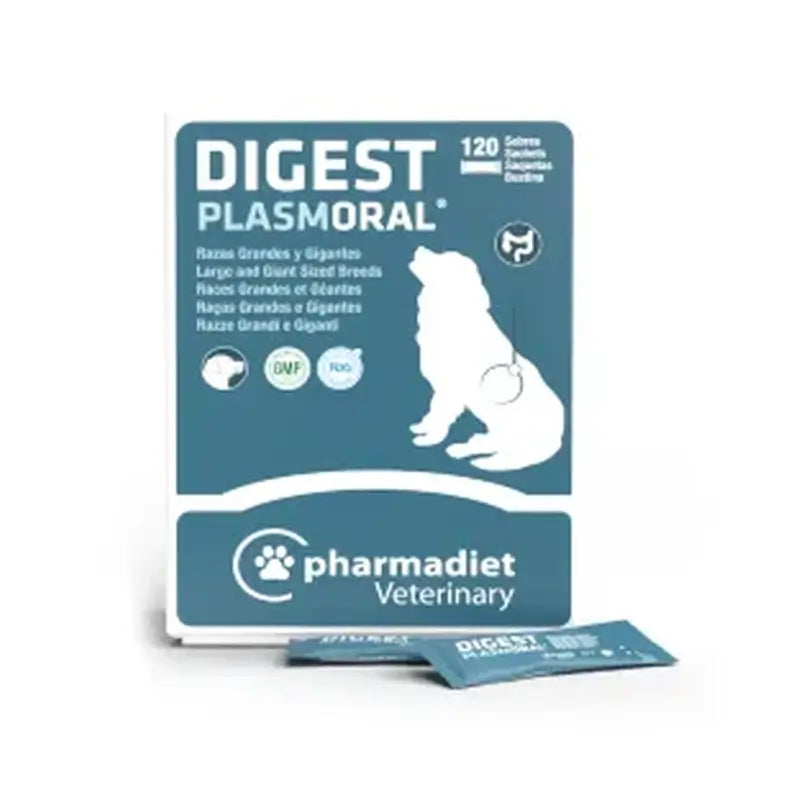 Plasmoral Digest Razas Grandes Y Gigantes, 120 sobres
