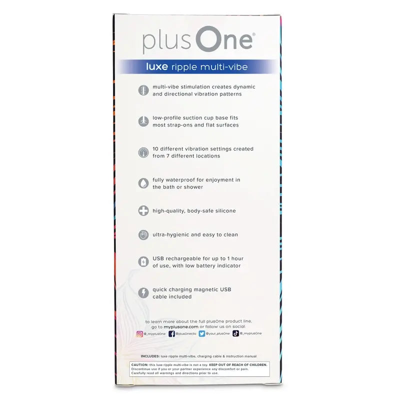Plusone Luxe Ripple Multi-Vibe , 1 unidades