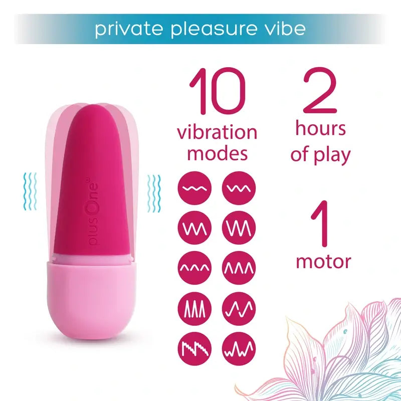 Plusone Private Pleasure Vibe , 1 unidades