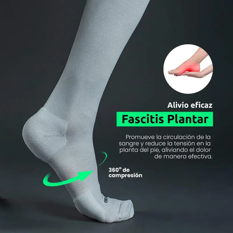 Podoks Calcetines Piernas Cansadas H6 Blanco