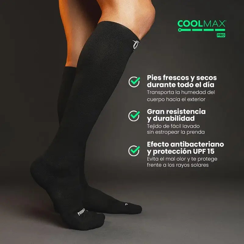 Podoks Calcetines Piernas Cansadas H6 Negro