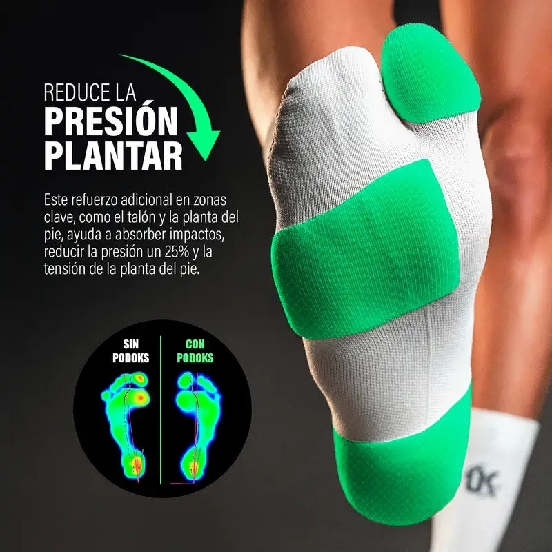 Podoks Calcetines Running Tobillero H2 Blanco