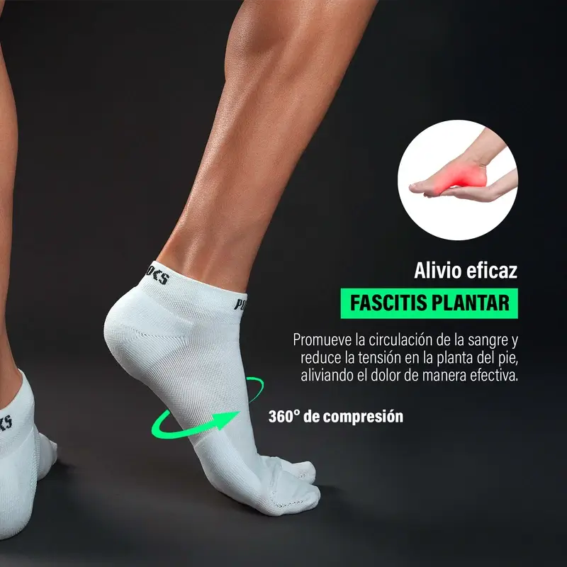 Podoks Calcetines Running Tobillero H2 Blanco
