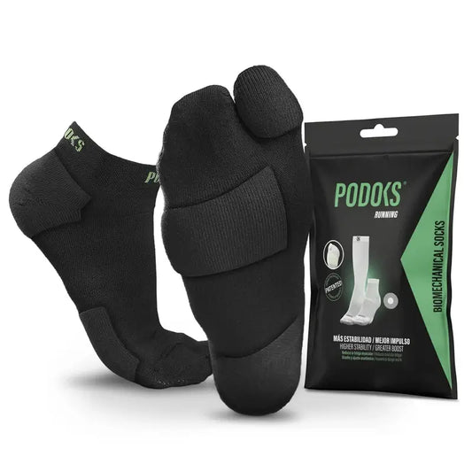 Podoks Running H2 Calcentin Biomecánico Negro