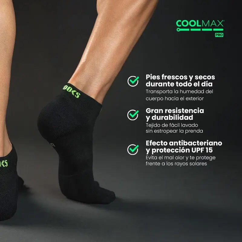 Podoks Running H2 Calcentin Biomecánico Negro