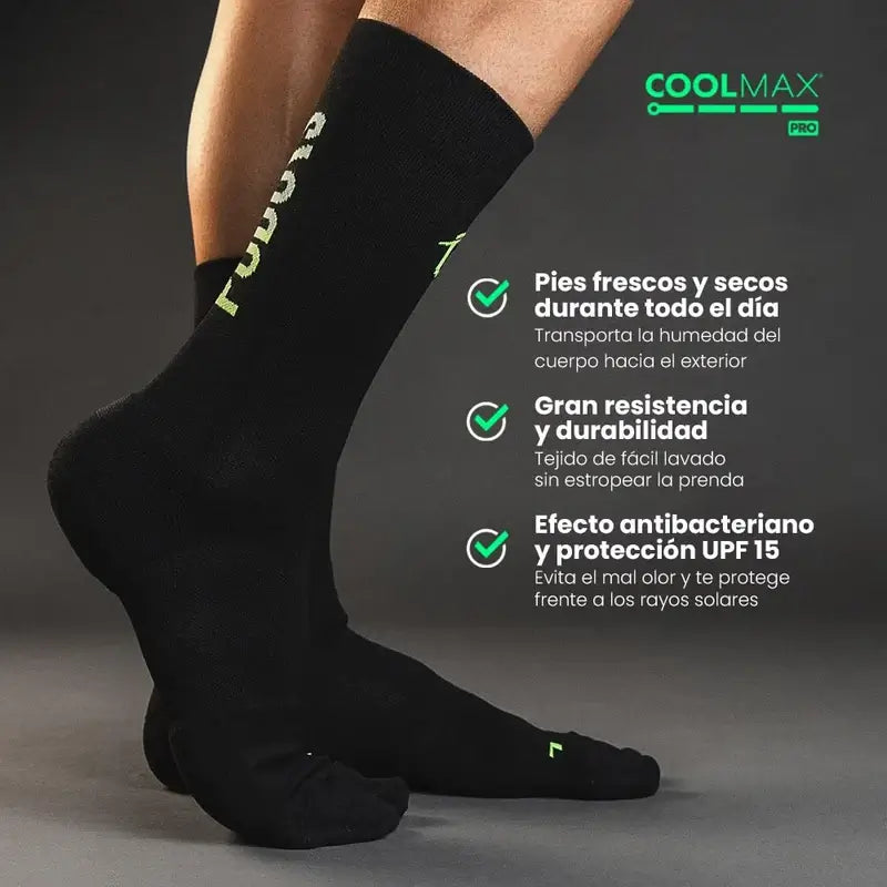 Podoks Calcetines Running Alto H5 Negro