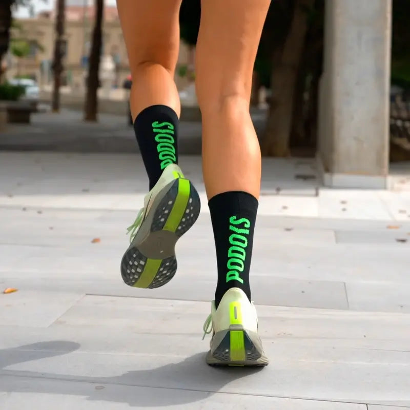 Podoks Calcetines Running Alto H5 Negro