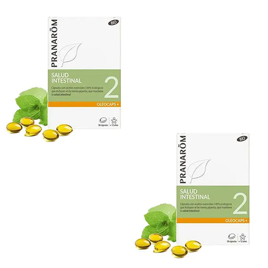 Pranarôm Oleocaps 2 Alivio Gastrointestinal Y Orina, 2X30 Cápsulas