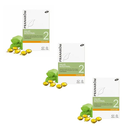 Pranarôm Oleocaps 2 Alivio Gastrointestinal Y Orina, 3X30 Cápsulas