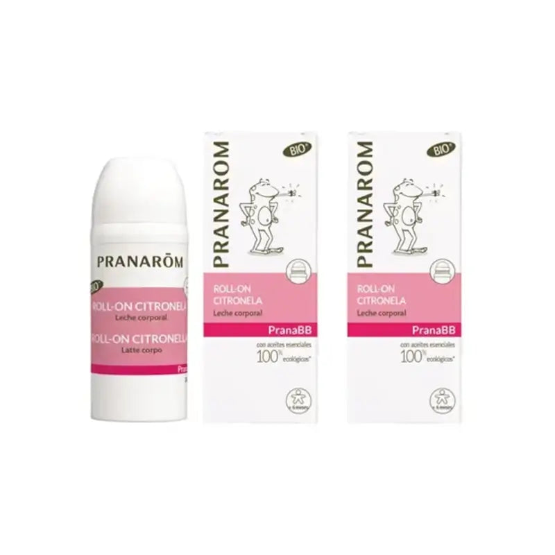 Pranarôm Pranabb Roll On Citronela, 2X30Ml