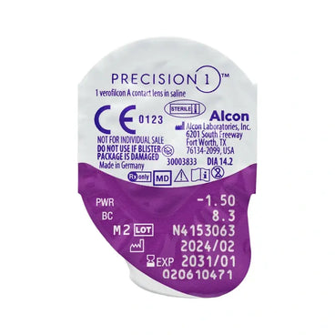Precision1 Lentillas Esféricas Diarias , 30 unidades