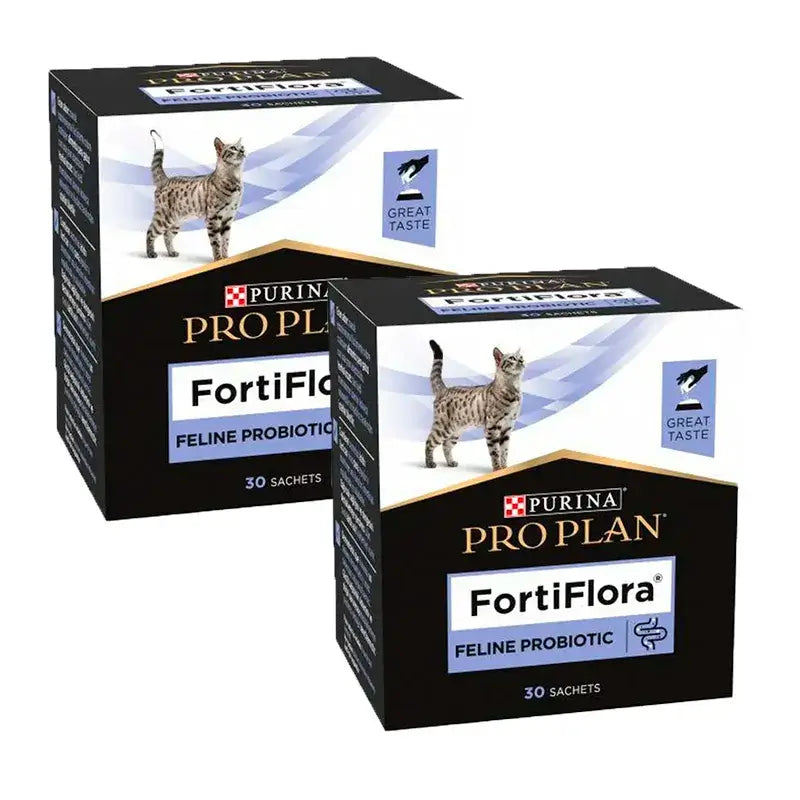 Purina Pro Plan Fortiflora Probiótico para Gatos, Pack 2 x 30x1gr