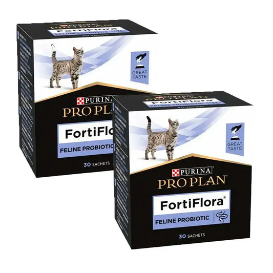 Purina Pro Plan Fortiflora Probiótico para Gatos, Pack 2 x 30x1gr
