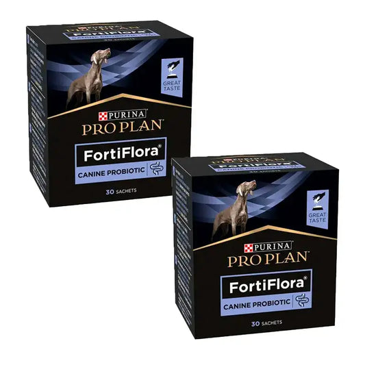 Purina Pro Plan Fortiflora Probiótico para Perros, Pack 2 x 30x1gr