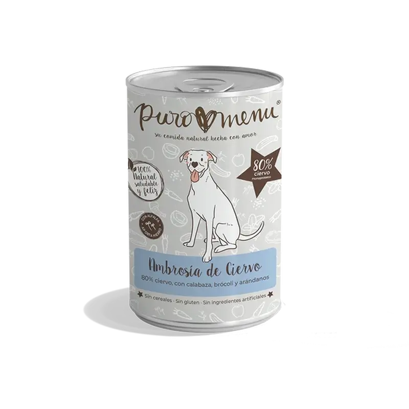 Puromenu Ambrosía De Ciervo , 400 gr