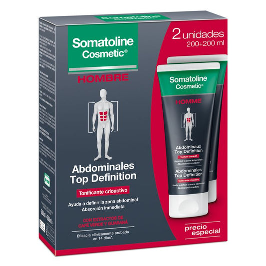 Somatoline Cosmetic Hombre Abdominales Top Definition Sport 2 unidades x 200 ml