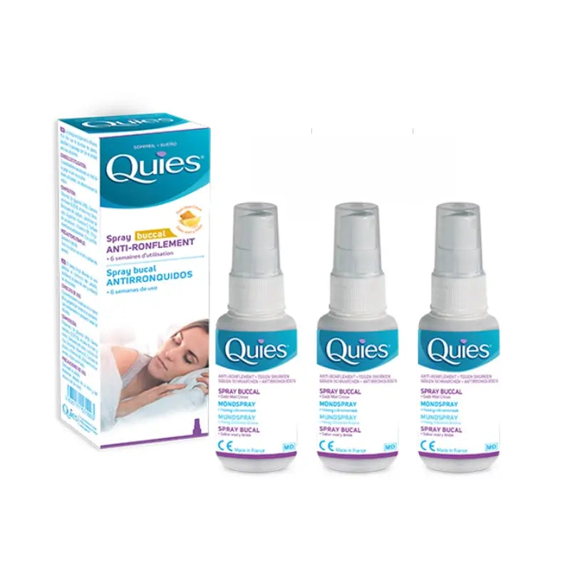 Quies Anti-Ronquidos Spray Pack , 3 x 70 ml