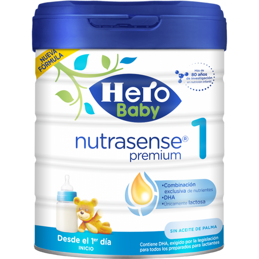 Hero Baby Nutrasense Premium Leche Infantil 1 , 800 gr