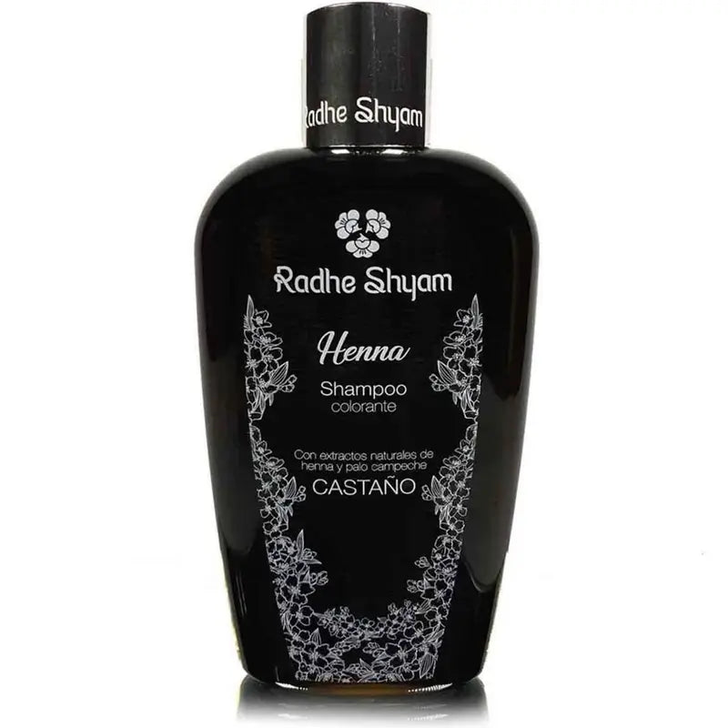 Radhe Shyam Champu Henna Castaño , 250 ml