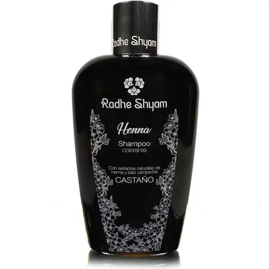 Radhe Shyam Champu Henna Castaño , 250 ml