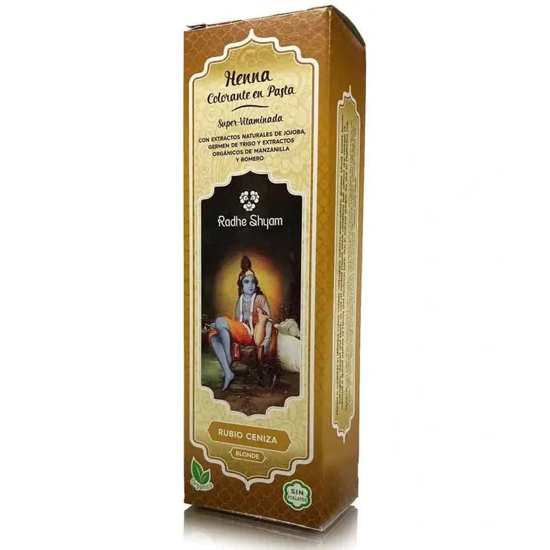 Radhe Shyam Henna Pasta Rubio Ceniza , 200 ml