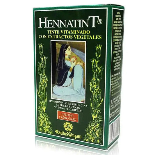 Radhe Shyam Hennatint Castaño Caoba Claro , 60 ml