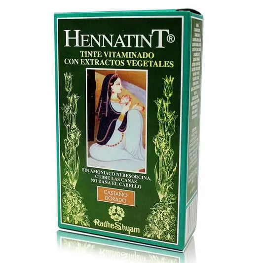 Radhe Shyam Hennatint Castaño Dorado , 60 ml
