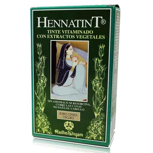 Radhe Shyam Hennatint Rubio Ceniza Oscuro , 60 ml