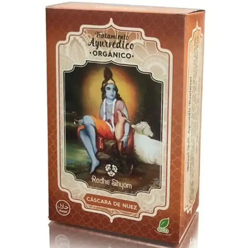 Radhe Shyam Tratamiento Capilar Cascara Nuez Ayurvedico , 100 gr