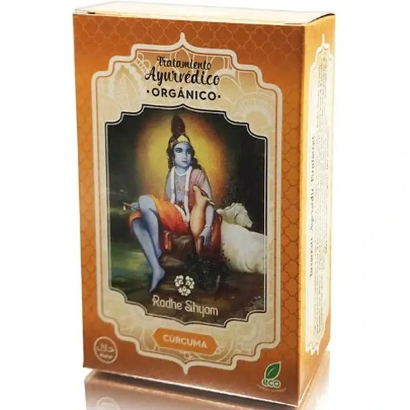 Radhe Shyam Tratamiento Capilar Curcuma Ayurvedico , 100 gr