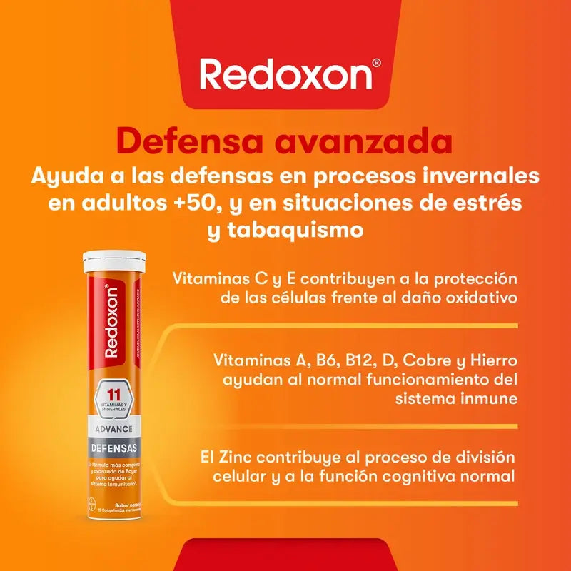 Redoxon Advance , 15 comprimidos efervescentes