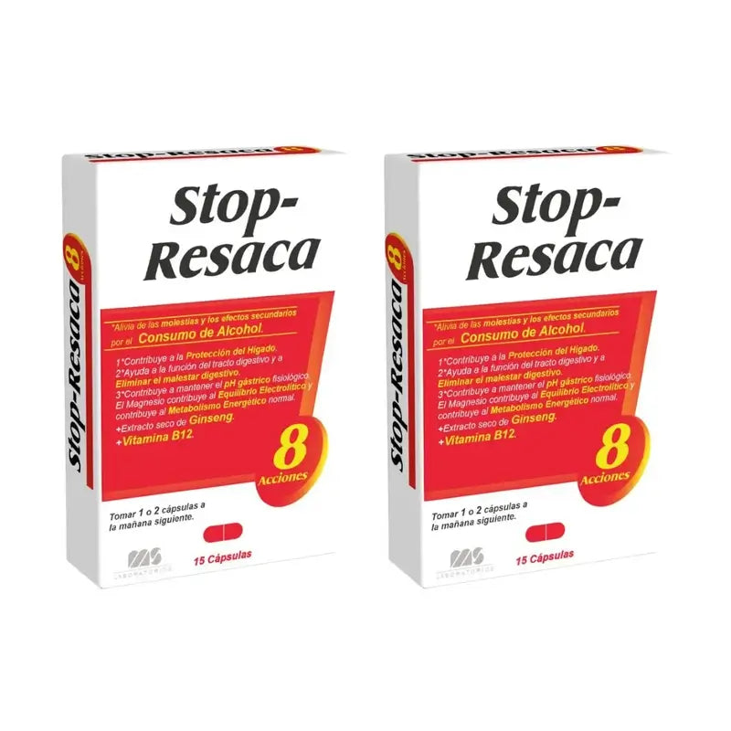 Relafit Stop Resaca Complemento Alimenticio , 2X15 Cápsulas