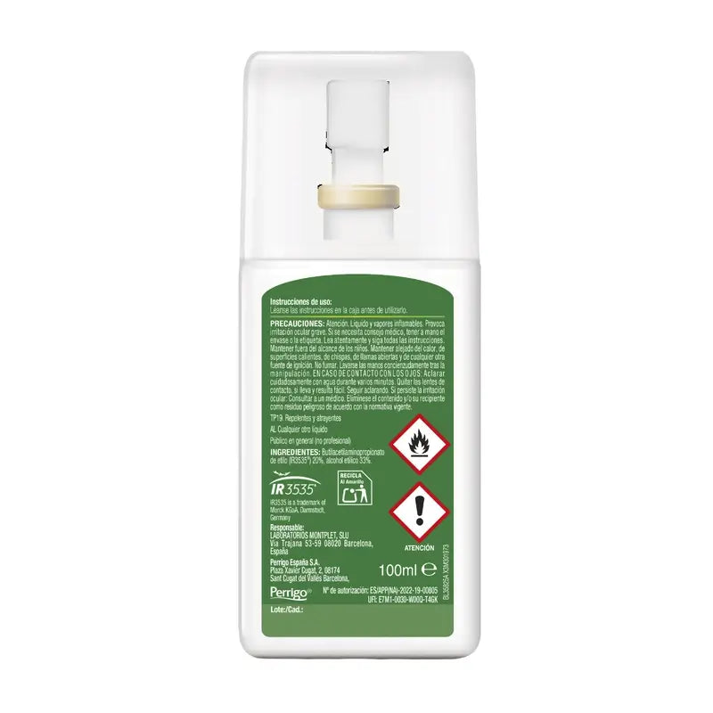 Relec Fuerte Sensitive Familiar Spray Antimosquitos, 100 ml