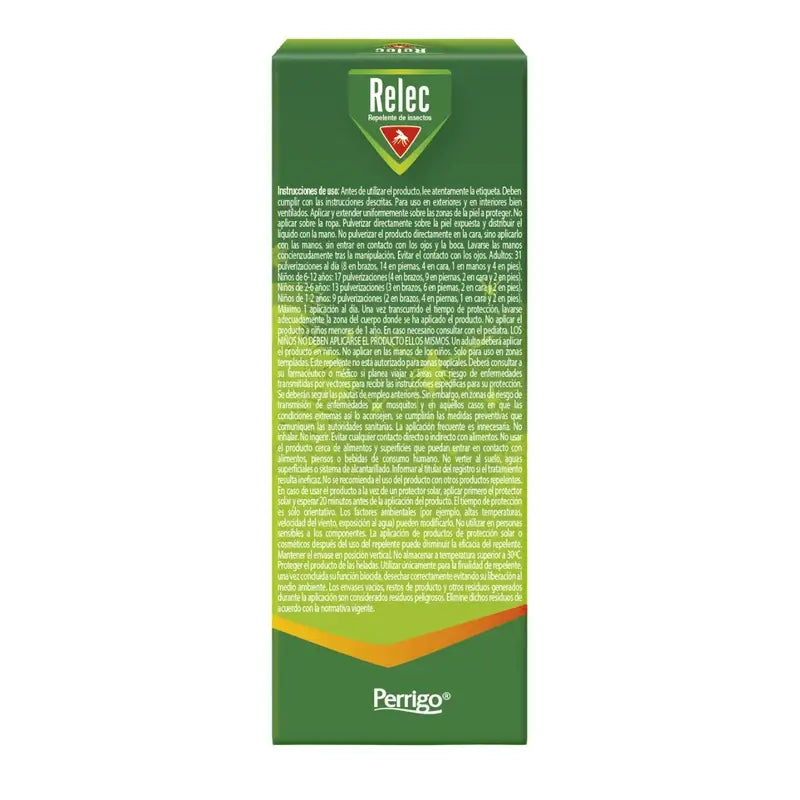 Relec Fuerte Sensitive Familiar Spray Antimosquitos, 100 ml