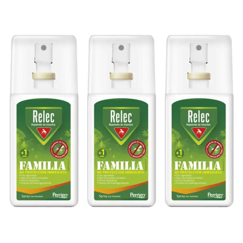 Relec Fuerte Triplo  Sensitive Spray,  3 x 100 ml