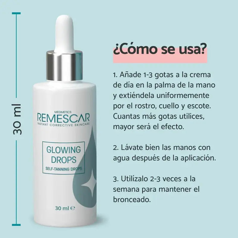 Remescar Gotas Bronceadoras, 30 ml