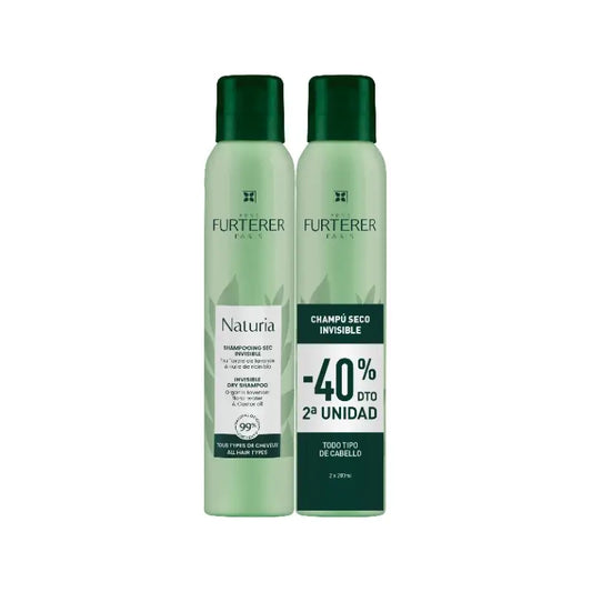 DUO Naturia Champú Seco invisible 2 X 200ML 40%DTO 2ª UD