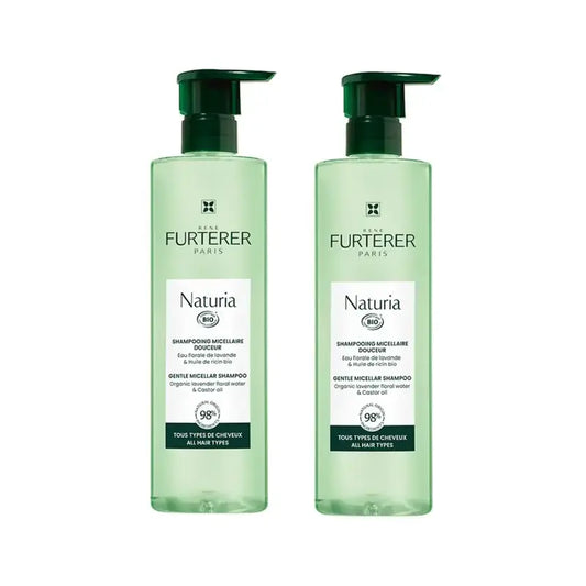 Rene Furterer Naturia Champú Extra Suave Equilibrante, 2X400 Ml