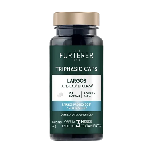 Rene Furterer Triphasic Cabellos Largos, Densidad Y Fuerza , 90 cápsulas